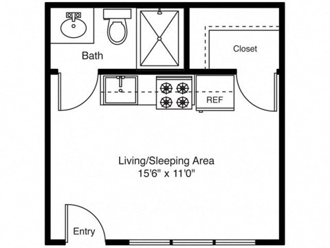 Taymil Holly House Studio Floor Plan